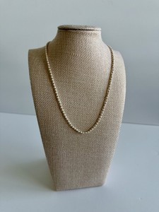 Authentic GORJANA 18K Gold Plated Poppy Pearl Necklace, 16" Inch