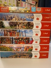 1000 Teile Puzzle von Trefl + 644 Teile shaped Stadt Paket Sammlung Konvolut XXL