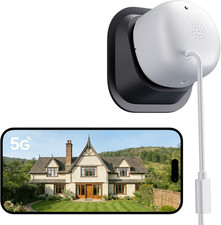 2K Window Security Camera, No Drill Anti-Glare Wifi Camera, 2.4G/5G Dual Band, A