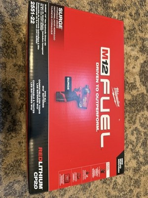 Milwaukee 2551-22 M12 FUEL SURGE 1/4'' Hex Hydraulic Driver Kit