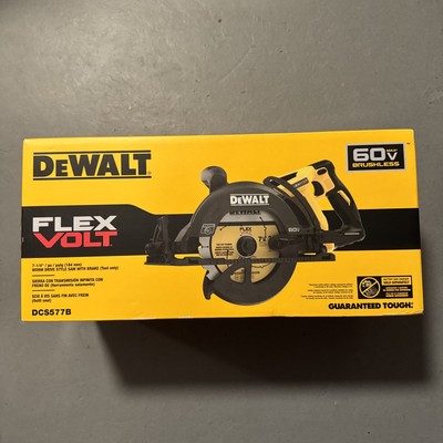 DEWALT DCS577B 60V MAX FLEXVOLT BL 7-1/4'' Worm Drive Style Saw (Tool Only) New