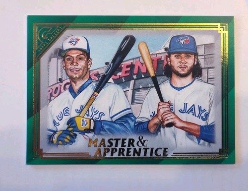 2020 Gallery Master and Apprentice Green Roberto Alomar Bo Bichette RC 166/250
