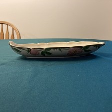 Franciscan DESERT ROSE 10 7/8" Relish Tray Flying F Interpace USA 1979 Near Mint