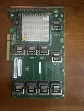 8-Port SAS SATA Controller PCIe RAID Card Multi-Port Internal HBA Untested