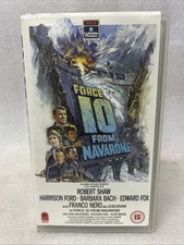Force 10 From Navarone VHS Video Tape