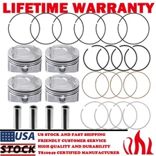 +0.20in Oversize Piston Ring Kit For Hyundai Veloster Accent Kia Rio Soul 1.6L