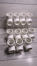 1 inch Tee PVC Fitting 3 Way Furniture Grade Pipe Elbow Connector for DIY PVC...