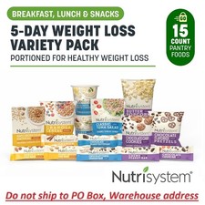 Nutrisystem 5-Day Weight Loss Variety Pack, Breakfasts, Lunches, and Snacks