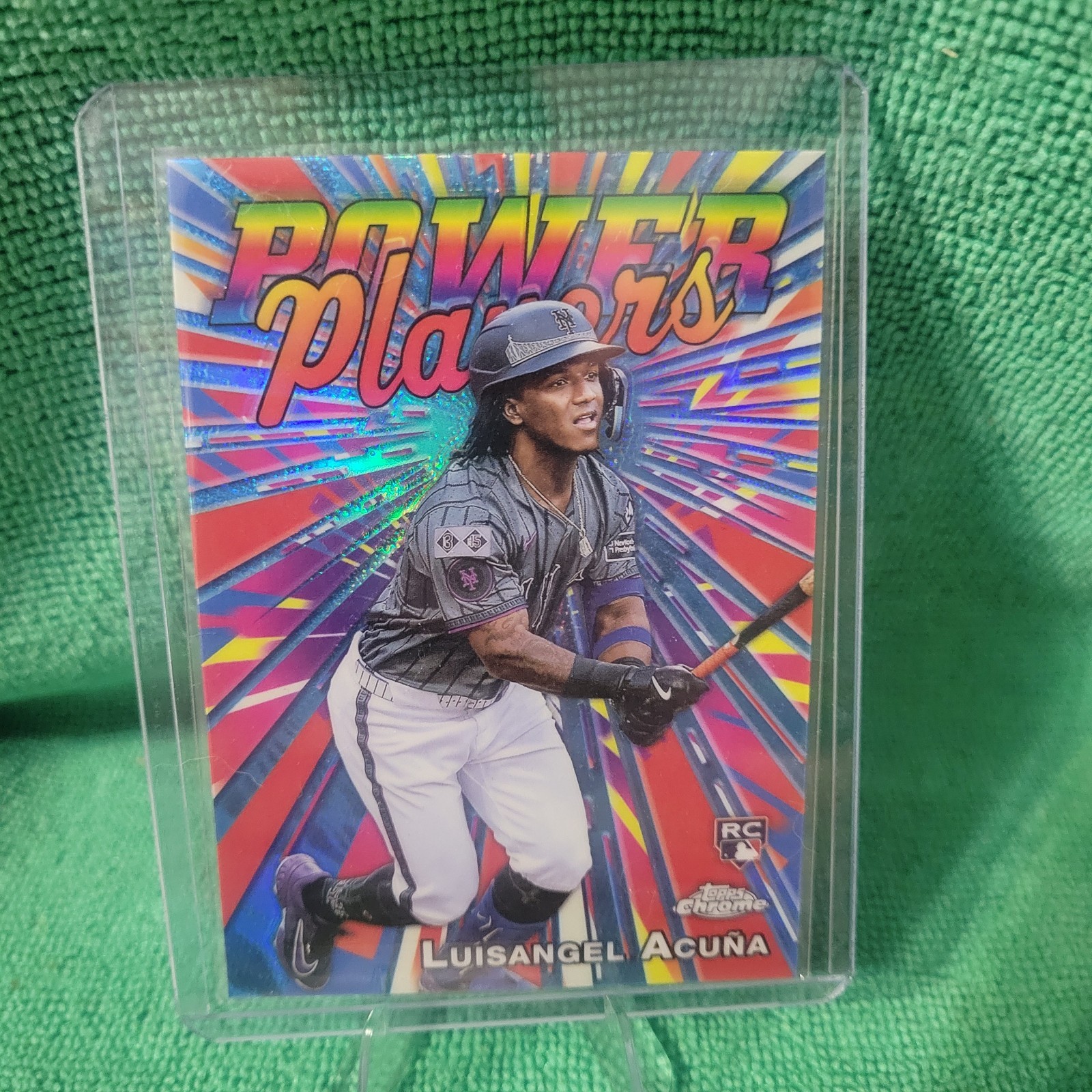 2025 Topps Chrome - Power Players Luisangel Acuna #PP-24 (RC)