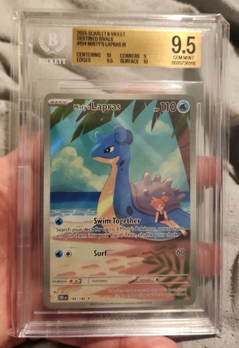 Misty's Lapras graded BGS 9.5 for sale on eBay