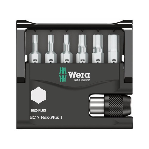 Wera Bit-Check Hex-Plus Bit-Satz (7-teiliges Set) 05056168001 - Bild 2 von 5
