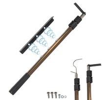 Extendable Truck Bed Cargo Grabber Tool 25"-60" Telescoping Pole with Y-Hook