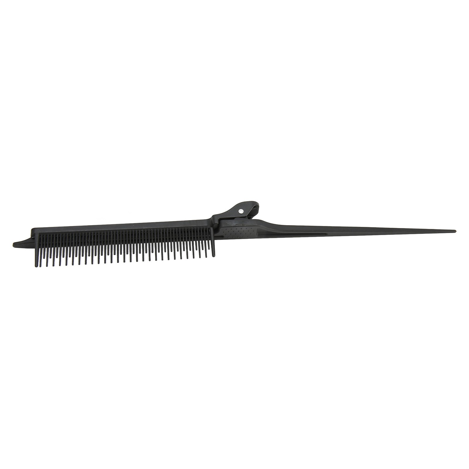Rat Tail Teasing Clip Comb Professional Black Hair Salon Plastic Highlightin
