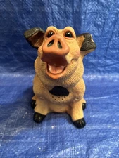 Sam Electronics Door Greeting Snorting Pig Figure Statue Figurine