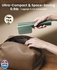 Jack Rose Travel Steamer For Clothes,110-230V,0.9Ib Light,9 2.6in Small M...