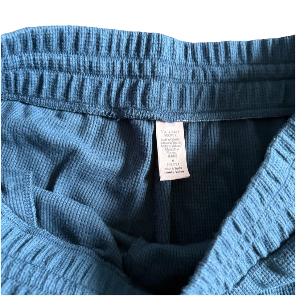 Conjunto lounge térmico Victorias Secret waffle azul descontinuado tamanho médio - Imagem 3 de 4