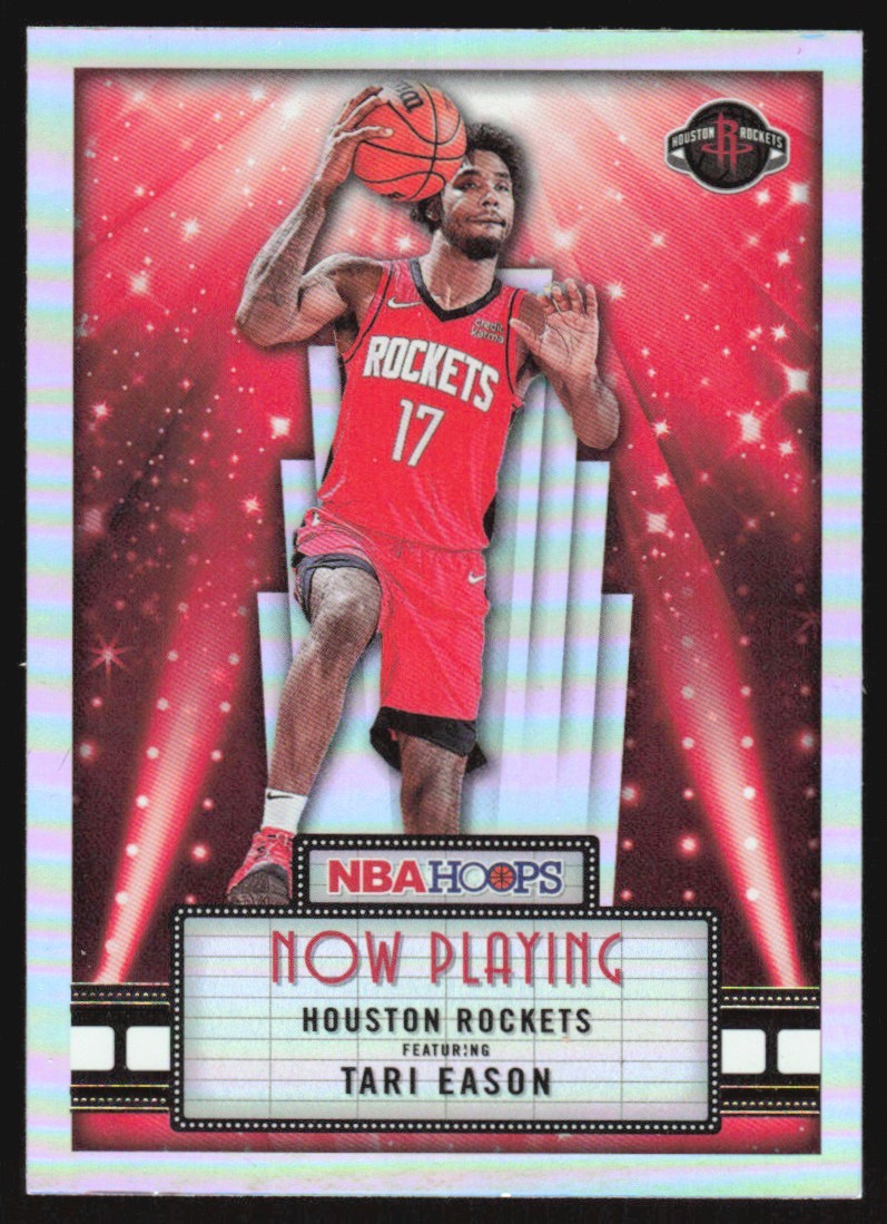 2022-23 NBA Hoops Now Playing Tari Eason RC #14 Houston Rockets