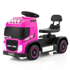 6V Kids Electric Ride-On Truck Car w/ Height Adjustable Seat - Pink