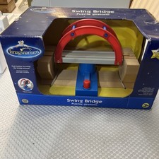 Imaginarium Wooden Railway Train Swing Rotate Bridge BRIO Thomas Toys-R-Us NEW