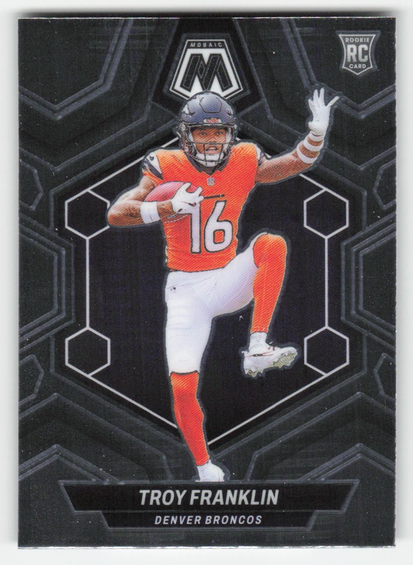 Troy Franklin 2024 Panini Mosaic RC #378