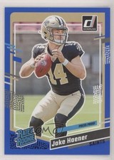 2023 Panini Donruss Rated Rookie Press Proof Blue Jake Haener #374 1bk5