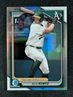 2024 Bowman Draft NICK KURTZ 1st Chrome Refractor SP Oakland Athletics #BDC-56
