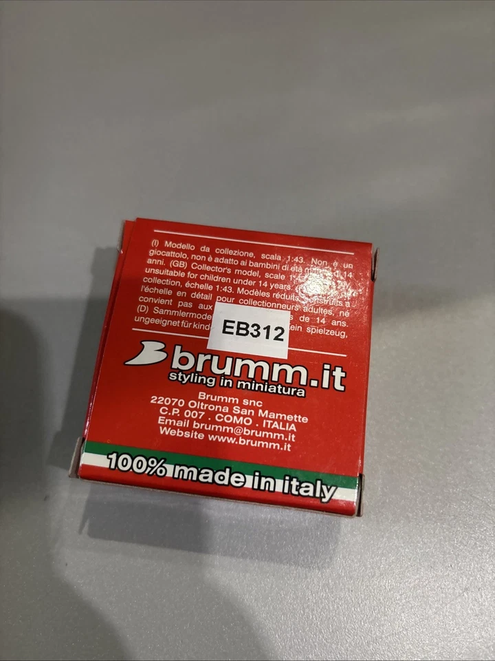 FIGURINI MECCANICI (2) Ferrari 1981 1/43 Brumm  P004F - Immagine 2 di 4