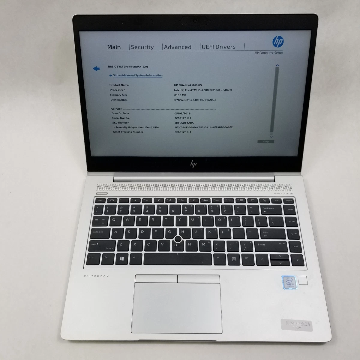 HP Intel Core i5 7th Gen. 8 GB RAM PC Laptops & Netbooks for sale