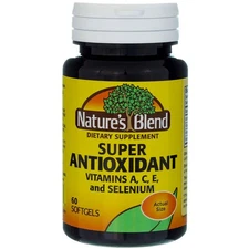 3 Pack Nature's Blend Super Antioxidant Soft Gels, 60 Ct