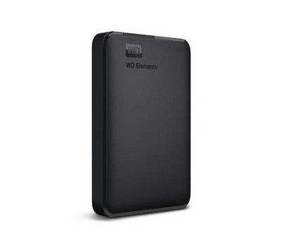 WD ELEMENTS PORTABLE 2TB External Hard Drive  BLACK 39199-002-02