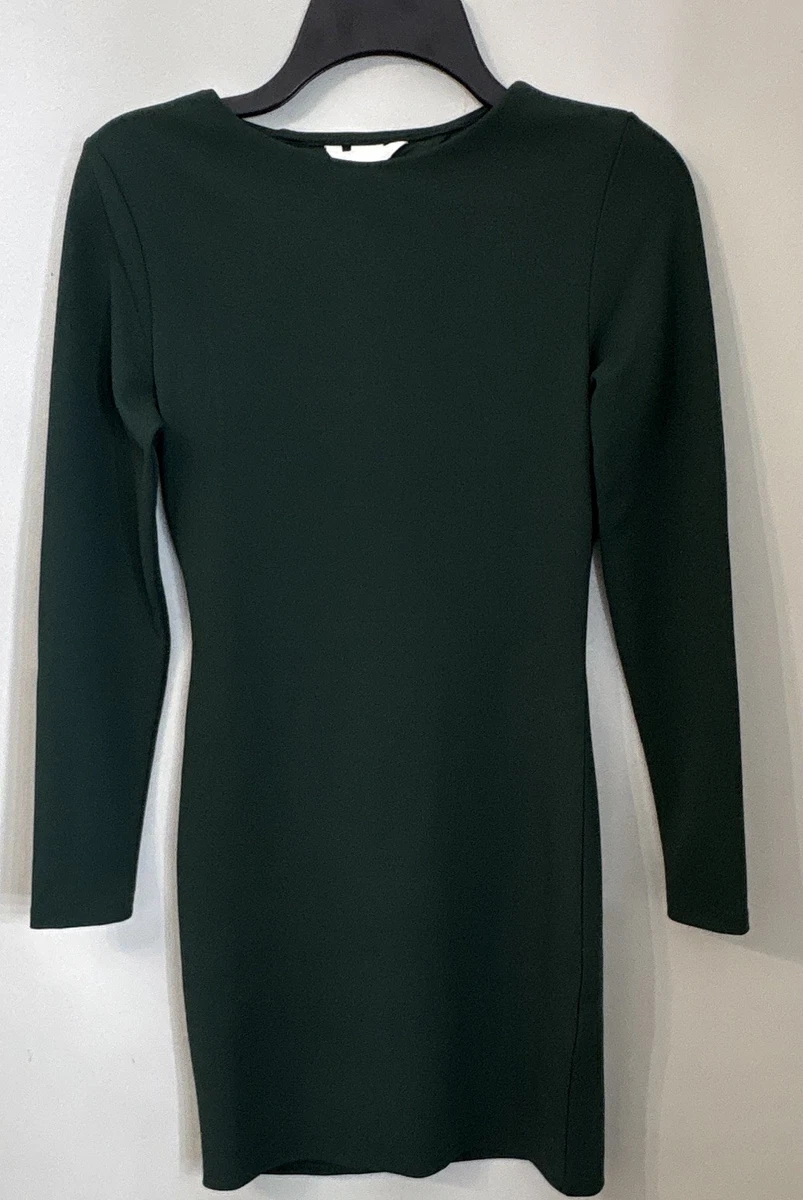 dark green dress h&m Women's Green Bodycon Dresses