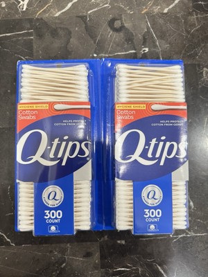 Set Of 2 Antimicrobial Cotton Swabs, 300 Count