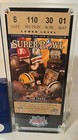 Vtg Lucite 2000 SUPER BOWL XXXIV  FOOTBALL TICKET NFL RAMS vs TITANS — photo 2