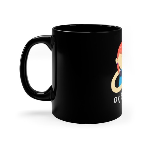 Girl OK Boomer Tears 11oz Black Mug - Picture 3 of 7