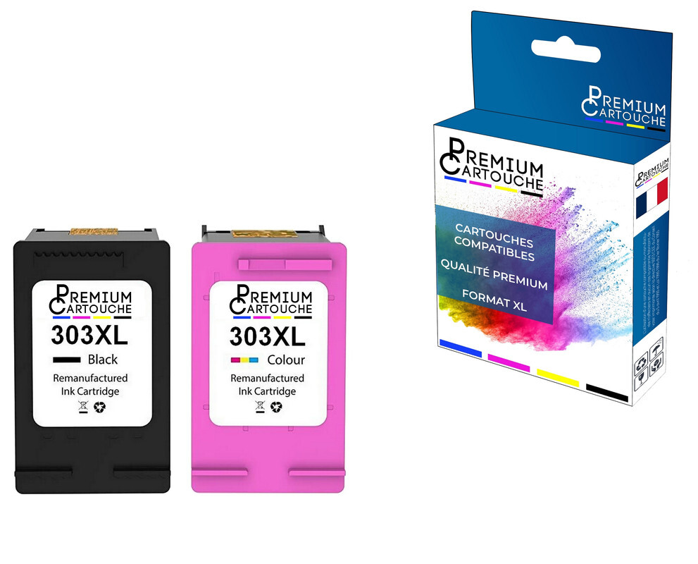 Cartouche HP 303XL pour imprimer les dossiers scolaires et photos souvenirs