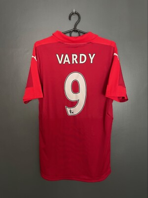 LEICESTER CITY 2016/2017 AWAY FOOTBALL SHIRT #9 VARDY PUMA JERSEY