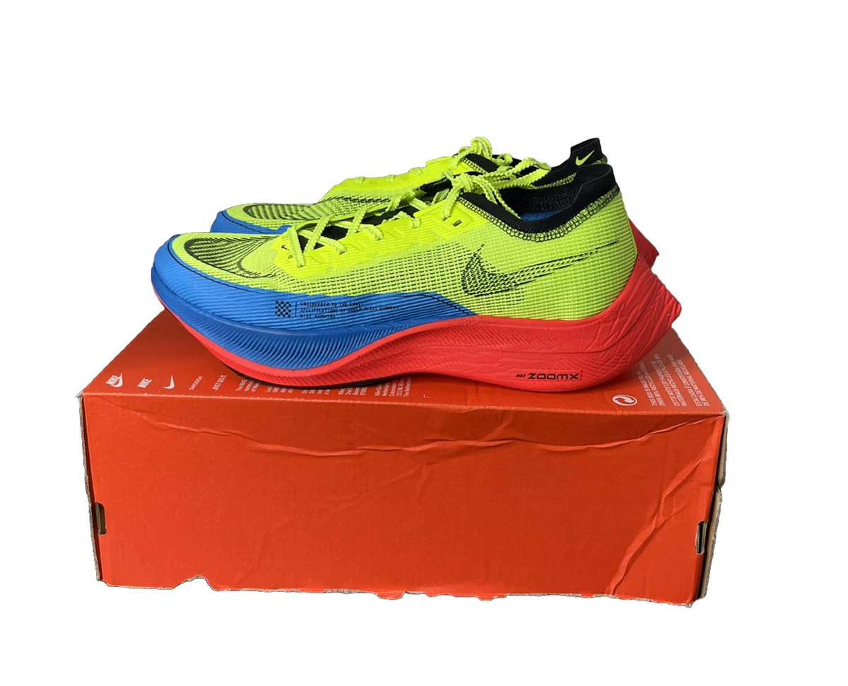 Nike ZoomX Vaporfly Next 2 Volt Black Bright Crimson DV3030 700 Size 11