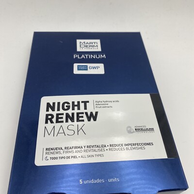 MARTIDERM NIGHT RENEW MASCK Pack 5 Brand New In Box