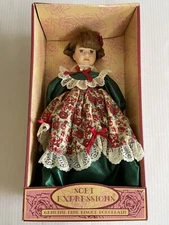SOFT EXPRESSIONS GENUINE FINE PORCELAIN DOLL 17” IN ORIGINAL BOX