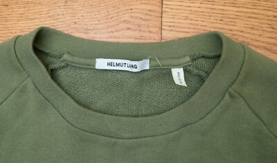 Helmut Lang Archive Raglan Sleeve Bondage Crewneck Sweatshirt | eBay