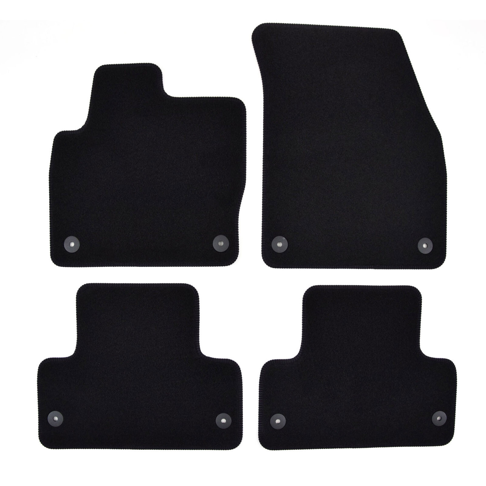 Tapis de sol en velours Land Rover Evoque 2011-2019 noir 4 pièces