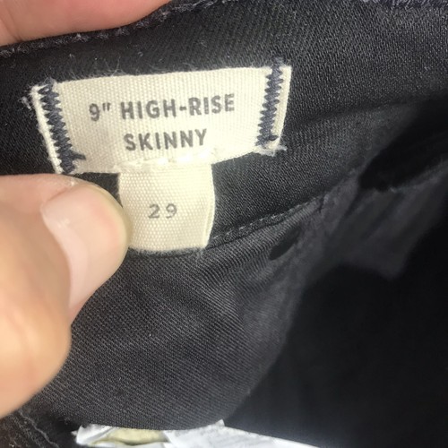 MADEWELL 9” HIGH-RISER Skinny Black Jeans Women’s size 29 G1202 - Picture 12 of 12