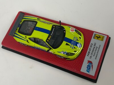 1/43 BBR Ferrari F430 GT 2007 Sebring Krohn racing Car #61 Leather