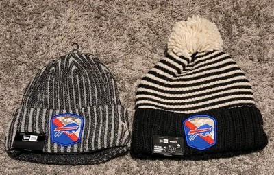 2 Buffalo Bills Salute To Service NFL Beanie/Knit Cap 1 Men & 1 Women's New