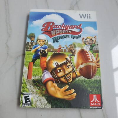 Backyard Sports Football: Rookie Rush Video Game - Nintendo Wii New ...