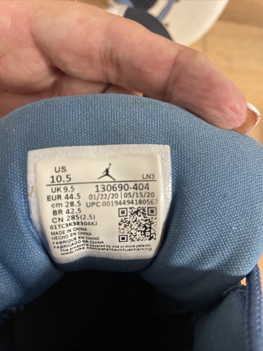 Nike Air Jordan 12 Indigo Size 10.5 OG 103690–404 XII White French