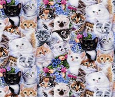 CATS KITTENS TIGER CALICO TUXEDO SIAMEASE SO CUTE COMPUTER MOUSE PAD 9 X 7
