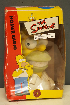 The Simpsons Homer AM/FM Head Radio by Wesco 1999 | eBay
