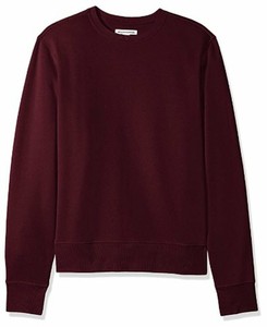 men's burgundy crew neck sweatshirt