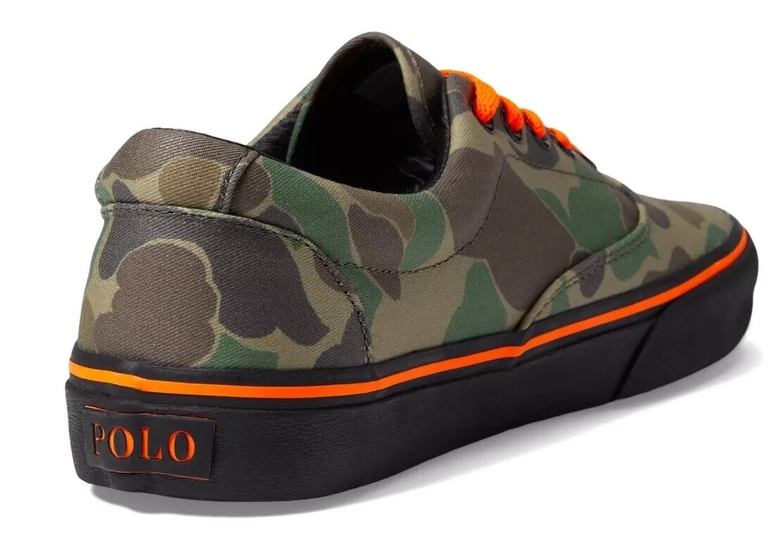 POLO RALPH LAUREN taglia 7 5 Keaton pony sneaker mimetiche atletiche casual NUOVE